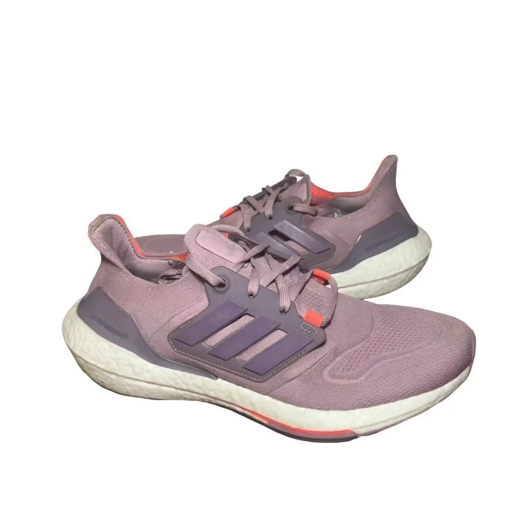 Adidas Women's Lavender and Coral Sneakers size 10.5
